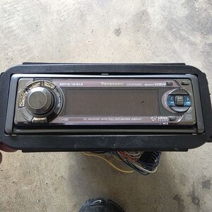 Panasonic Car Stereo Receiver - Black - cq-dfx983u